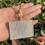 Load image into Gallery viewer, DUBSS - Iced Out All Cash No Credit Pendant
