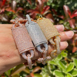 Load image into Gallery viewer, DUBSS - Iced Out Infinity Cross Bracelet