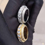 Load image into Gallery viewer, DUBSS - 15mm Iced Out Rotating Ring