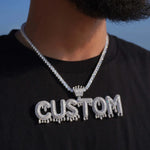 Load image into Gallery viewer, DUBSS - Custom Drippy Letter Pendant