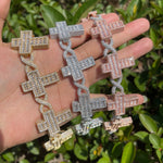 Load image into Gallery viewer, DUBSS - Iced Out Infinity Cross Baguette Bracelet