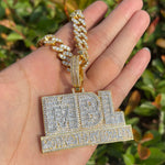 Load image into Gallery viewer, DUBSS - Iced Out Motivated By Loyalty Pendant