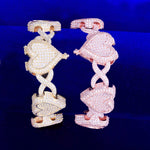 Load image into Gallery viewer, DUBSS - Iced Out Infinity Heart Cuban Bracelet
