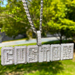 Load image into Gallery viewer, DUBSS - Custom Block Letter Pendant