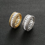 Load image into Gallery viewer, DUBSS - 10mm Baguette Alianca Ouro Ring