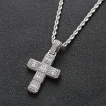 Load image into Gallery viewer, DUBSS - Iced Out OG Baguette Cross Pendant