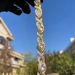 Load image into Gallery viewer, DUBSS - Iced Out Shape 8 Eye Cuban Chain