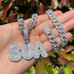 Load image into Gallery viewer, DUBSS - Custom Tri-Layered Solid Letter Pendantal