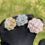 Load image into Gallery viewer, DUBSS - Iced Out Rose Flower Ring