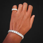 Load image into Gallery viewer, DUBSS - 9mm Baguette Chain Bracelet