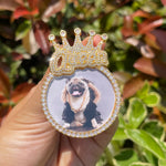 Load image into Gallery viewer, DUBSS - Custom Crowned Queen Photo Pendant