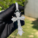 Load image into Gallery viewer, DUBSS - Iced Out Gothic Cross Pendant
