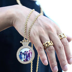 Load image into Gallery viewer, DUBSS - Custom Crowned Photo Pendant