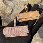 Load image into Gallery viewer, DUBSS - Iced Out Stack Till They Kill Me Pendant