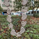 Load image into Gallery viewer, DUBSS - Iced Out Old Vintage Heart Chain