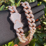 Load image into Gallery viewer, DUBSS - Iced Out Spring Clasp Cuban Chain