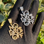 Load image into Gallery viewer, DUBSS - Iced Out Pendant No Days Off Pendant