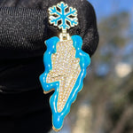 Load image into Gallery viewer, DUBSS - Snow Fire Lightning Pendant