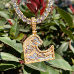 Load image into Gallery viewer, DUBSS - Iced Out Ocean Wave Pendant