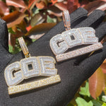 Load image into Gallery viewer, DUBSS - Iced Out God Over Everything Pendant