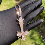 Load image into Gallery viewer, DUBSS - Iced Out Gothic Upside Down Cross Pendant