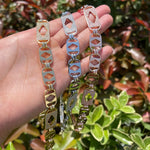 Load image into Gallery viewer, DUBSS - Iced Out Prong Diamond Shape Chain