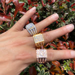 Load image into Gallery viewer, DUBSS - Iced Out Railed Ring