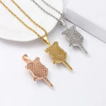 Load image into Gallery viewer, DUBSS - Iced Rose Flower Necklace