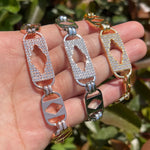 Load image into Gallery viewer, DUBSS - Iced Out Prong Diamond Shape Bracelet