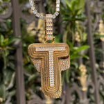 Load image into Gallery viewer, DUBSS - Custom Initial Three Layer Letter Pendant
