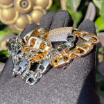 Load image into Gallery viewer, DUBSS - Coffee Bean Tile Square Clustered Bracelet