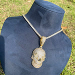 Load image into Gallery viewer, DUBSS - Iced Out Five Stars Eyes Skull Pendant
