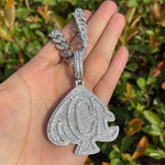 Load image into Gallery viewer, DUBSS - Iced Out Ace Pendant