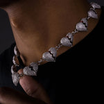 Load image into Gallery viewer, DUBSS - 12mm Iced Out Broken Heart Cuban Chain