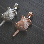 Load image into Gallery viewer, DUBSS - Iced Rose Flower Necklace