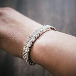 Load image into Gallery viewer, DUBSS - 9mm Baguette Chain Bracelet