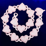 Load image into Gallery viewer, DUBSS - 20mm Iced Out Prong Infinity Heart Chain