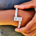 Load image into Gallery viewer, DUBSS - 6mm Baguette Bangle Bracelet