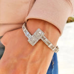 Load image into Gallery viewer, DUBSS - 6mm Baguette Bangle Bracelet