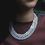 Load image into Gallery viewer, DUBSS - Money Talk Baguette Cuban Chain