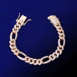 Load image into Gallery viewer, DUBSS - Iced Out Figaro Bracelet