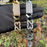 Load image into Gallery viewer, DUBSS - Iced Out Number 23 Cuban Chain