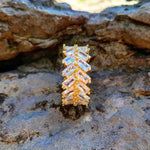 Load image into Gallery viewer, DUBSS - 2 Row Baguette Ring