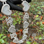 Load image into Gallery viewer, DUBSS - Iced Out Old Vintage Heart Chain