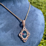 Load image into Gallery viewer, DUBSS - Iced Out Mirror Photo Pendant