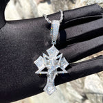 Load image into Gallery viewer, DUBSS - Iced Out Star Cross Pendant