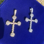 Load image into Gallery viewer, DUBSS - Iced Out Geared Cross Pendant
