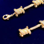 Load image into Gallery viewer, DUBSS - Iced Out Tied Rope Bracelet