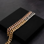 Load image into Gallery viewer, DUBSS - Iced Out Multi Color Miami Cuban Chain