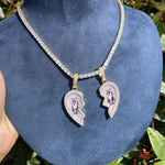 Load image into Gallery viewer, DUBSS - Custom Gold Heart Photo Pendant